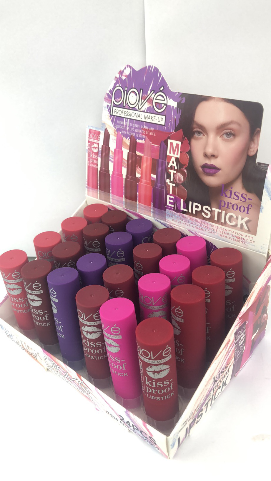 Cosmetics, lip makeup products, PIOVE lipstick details Picture