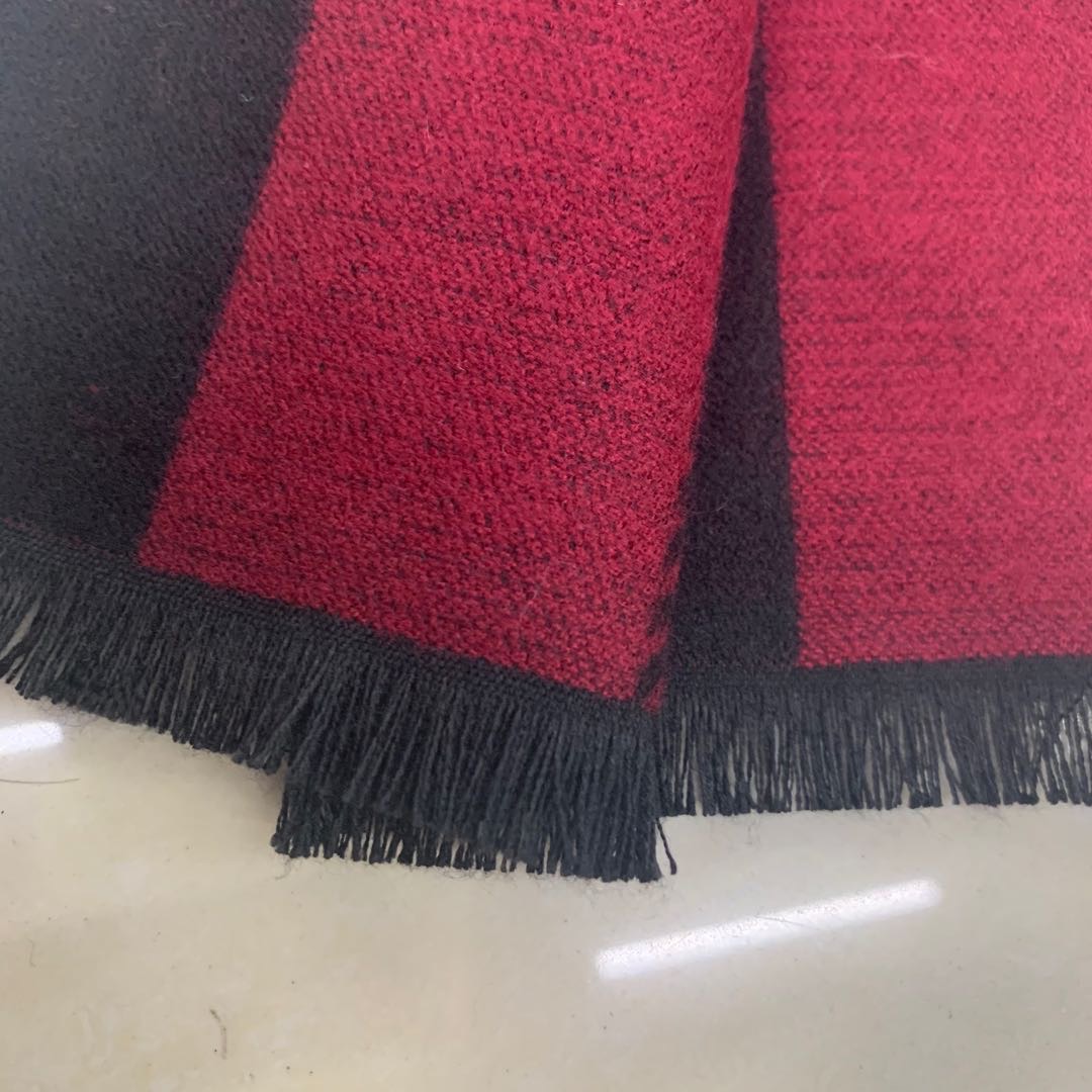 Warm wine red fashionable scarves, shawls and shawl factory direct sales details Picture