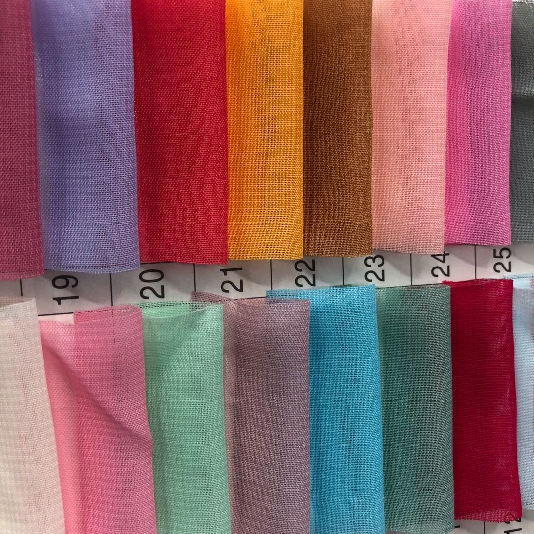 100D雪纺面料布料多色汉服面料有现货零售