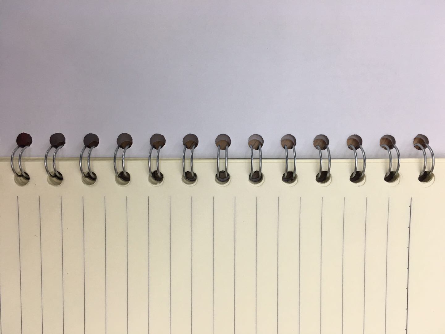 Small Rubber Sleeve Coil Notebook Specification drawing