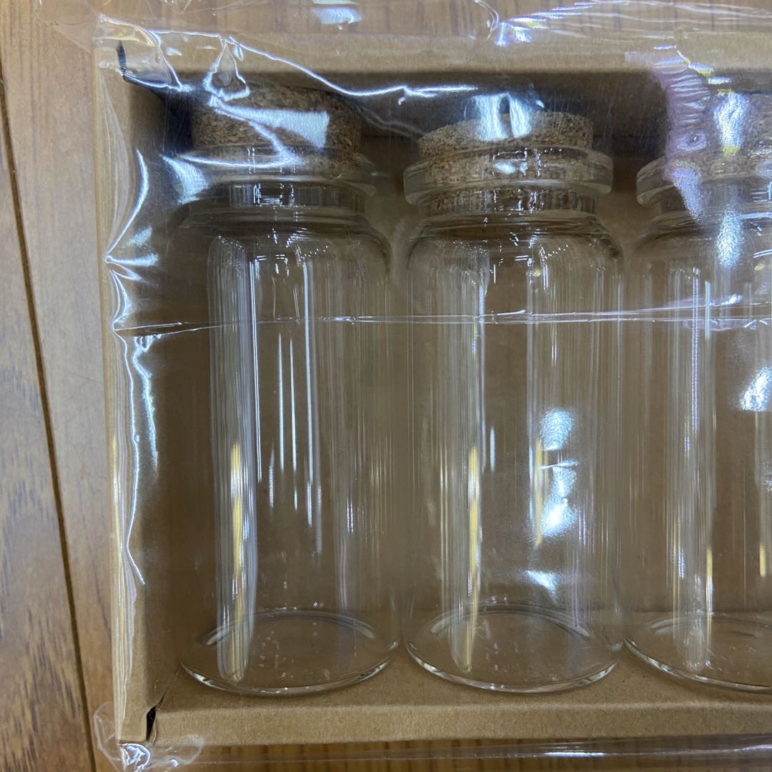 玻璃瓶DIY木塞表白许愿瓶礼物漂流瓶密封带盖透明小瓶子产品图