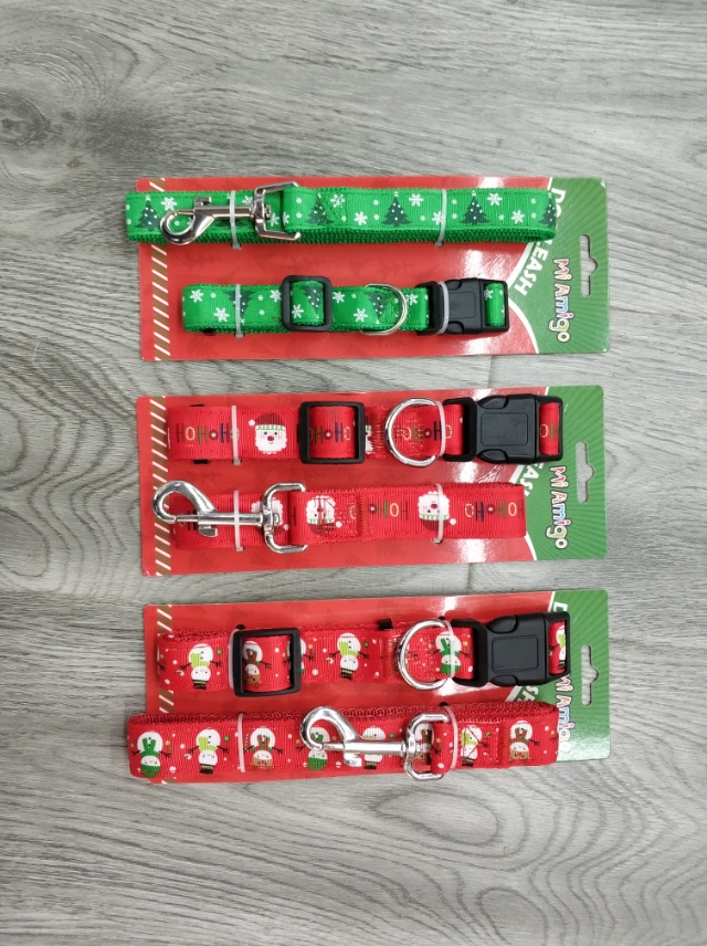 圣诞系列牵引绳项套套装细节图