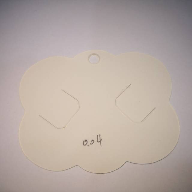Factory direct sales of paper card accessories packaging, customized hairpin card paper tags, white cloud Specification image