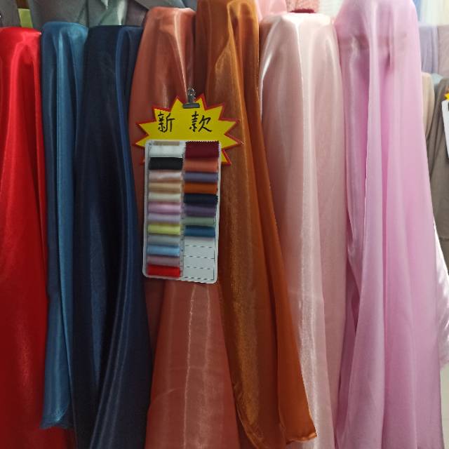 清风缎布用于服装饰品婚纱工艺品厂家直销