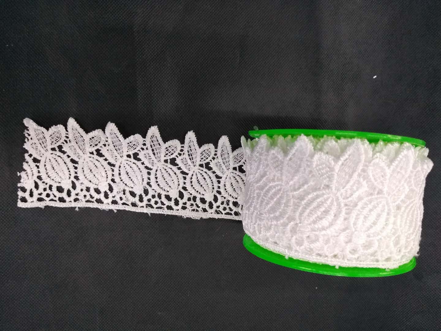 Embroidered lace, white Guangdong lace, new style lace Specification image