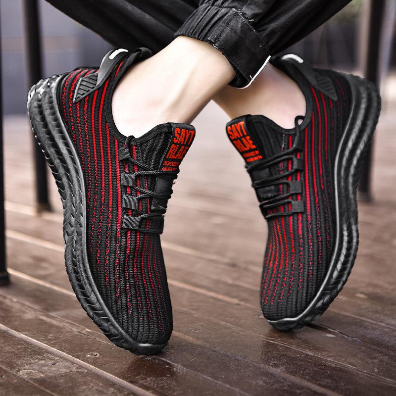 2020 Explosive New Deodorant Casual Sports Shoes Men's Shoes Running Shoes All Mesh Surface Breathable Specification drawing