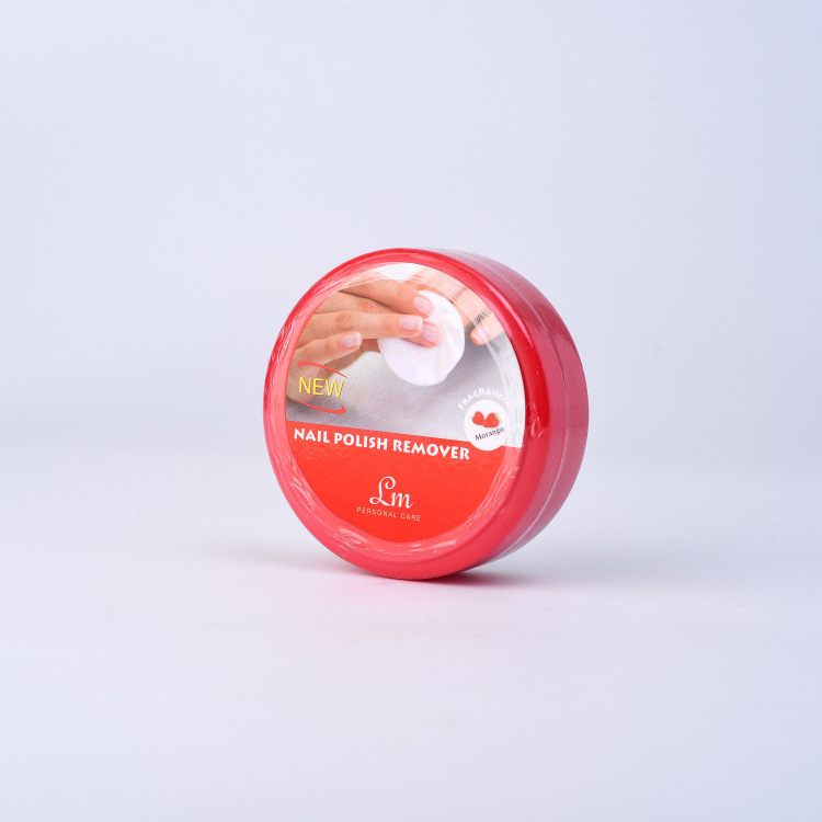 Factory direct sales of 28-piece fresh fruit-flavored nail polish removers, fruit-flavored nail polish removers, nail polish cotton removers, custom-made nail polish removers Specification image