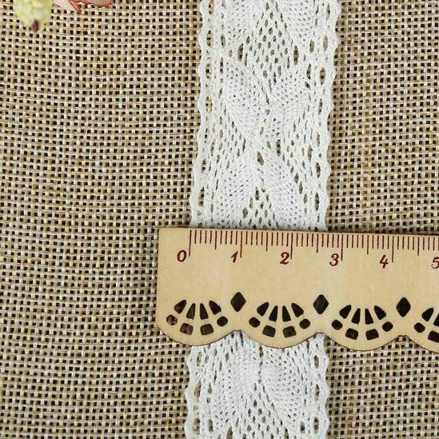 Wholesale of all-cotton lace fabric, nylon lace, new polyester lace details Picture