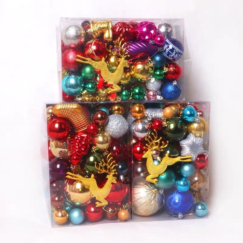 Christmas balls, Christmas tree decorations, large bright balls, electroplated balls, colored balls, hanging balls, ceiling decorations for shopping malls and bars