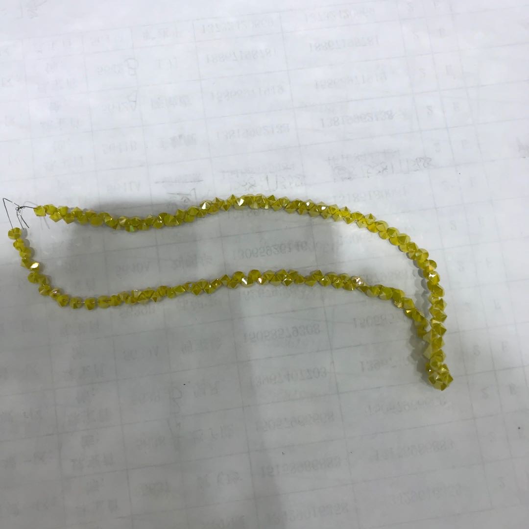 嫩黄的秋天颜色水晶颜值爆棚厂家直销