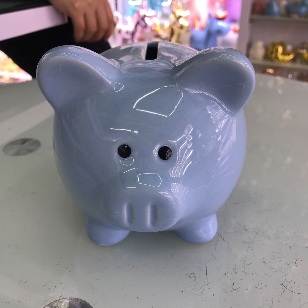 Children's piggy bank creative simple adult household is not desirable piggy bank only into the lovely girl pig thumbnail