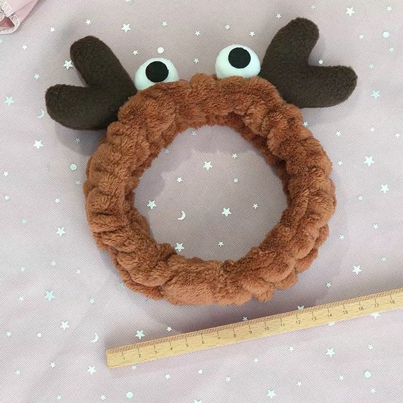 大眼晴发箍女生束发带可爱头套绑头发头饰新款产品图