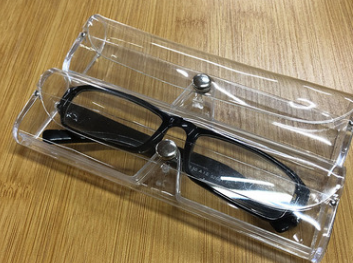 透明眼镜盒塑料近视镜盒超轻便携老花眼睛盒男女收纳盒墨镜详情图1