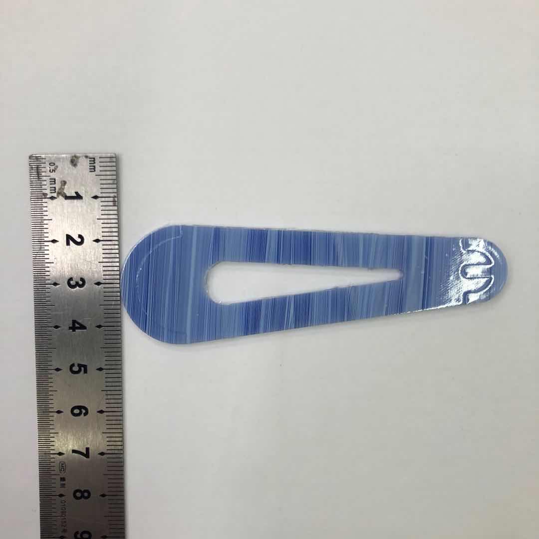 Korean Acrylic Sheet Fresh Summer Handmade Diy First Jewelry Material Earrings Pendant Accessories Long Strip Specification drawing