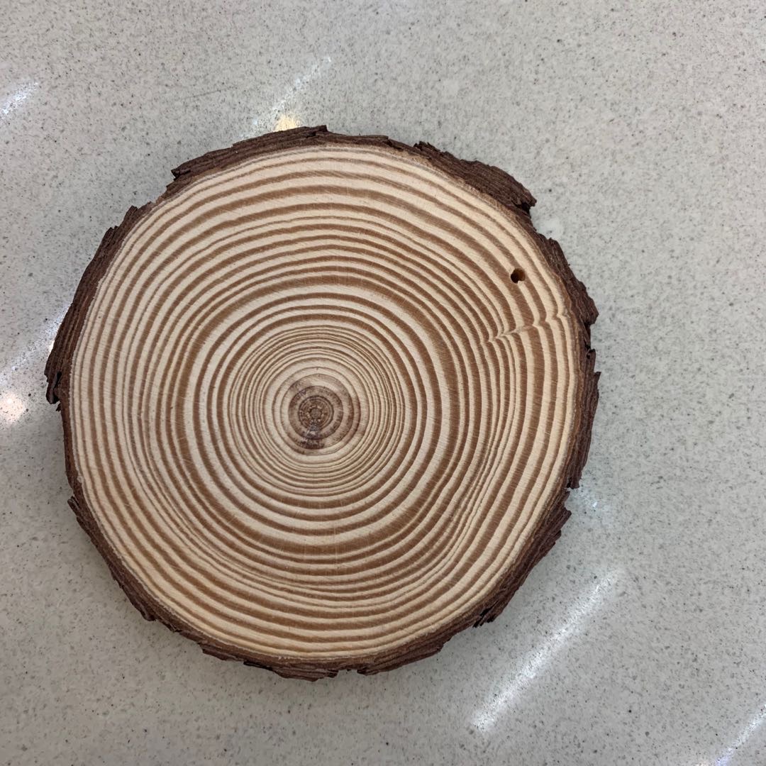 Jungle elephant, small wooden stake, DIY wood chips, wood chip decoration, annual rings, wood chip ornaments