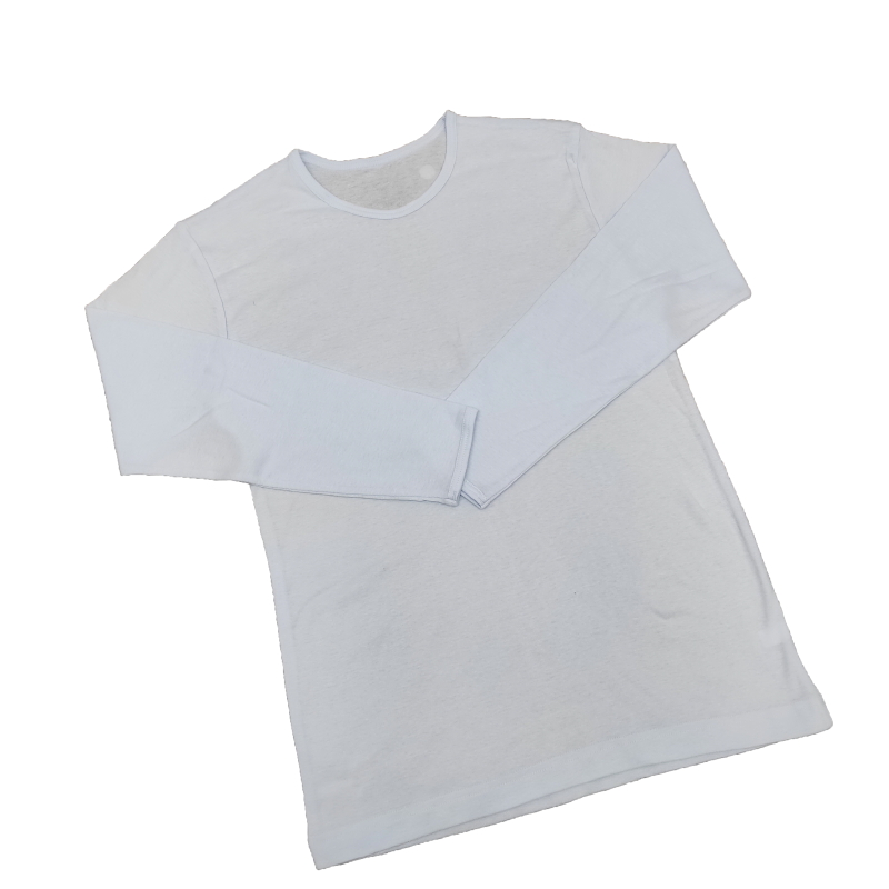 Men's and women's special offer T-shirt counter, single brand discount for foreign trade export, Japan, South Korea, France, genuine products at special prices, long sleeves details Picture