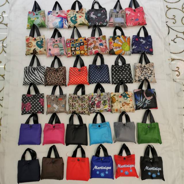 时尚便携折叠环保袋子母袋广告礼品袋宣传手袋购物袋详情图1