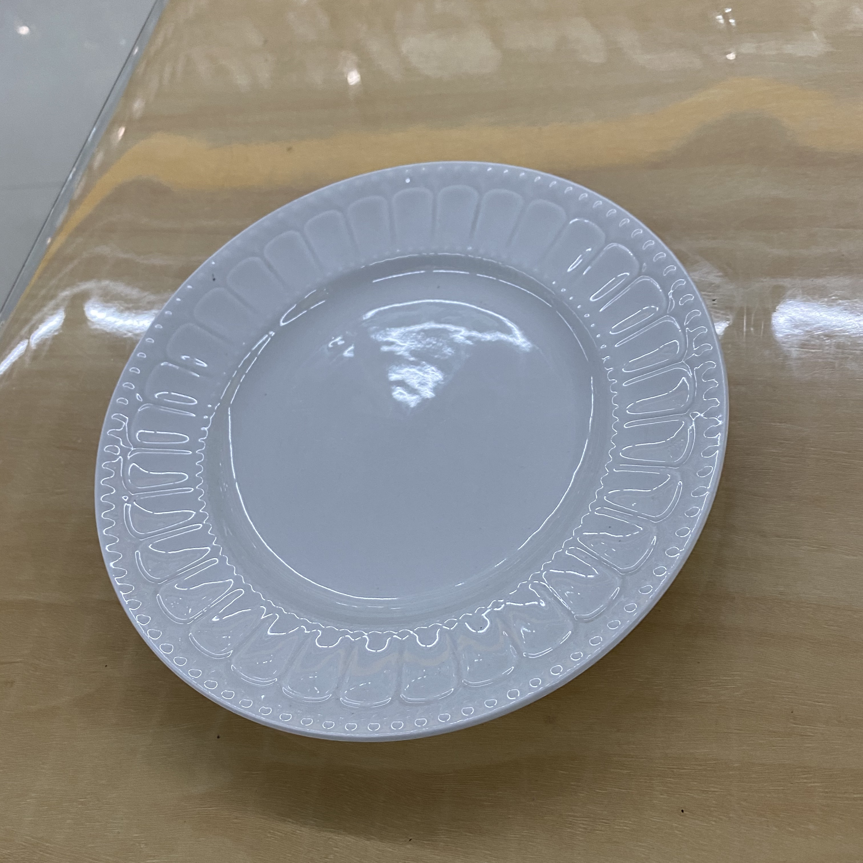 9/13/14/22 Red Flower Ceramic Tableware set, new high-end and simple black thread bowl, plate and spoon gift set Specification image