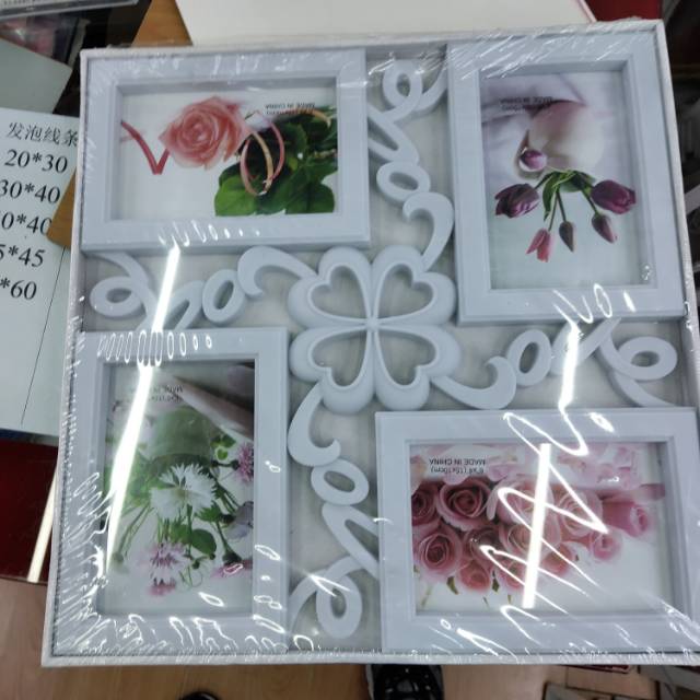 白色极简风格创意相框图