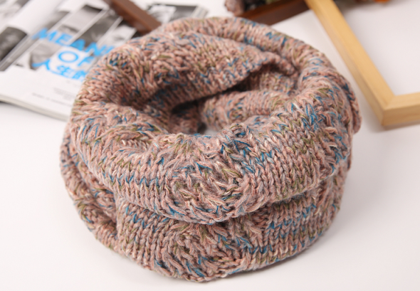 A fashionable and warm Japanese and Korean mohair knitted scarf for women