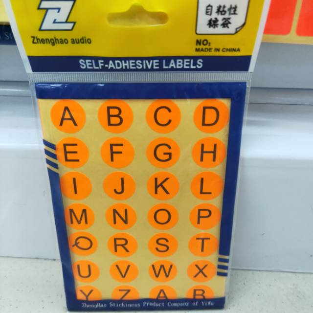 Office supplies, student supplies, letter stickers