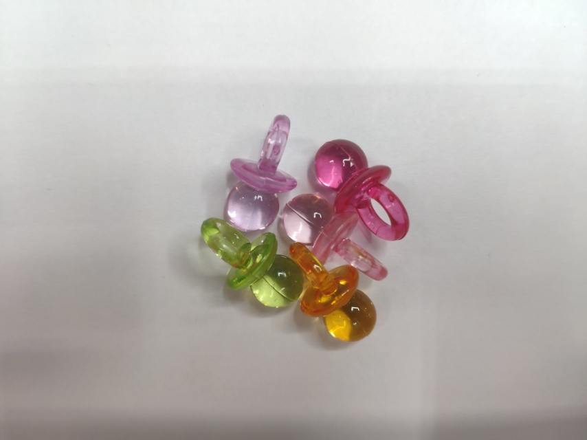 DIY jewelry accessories Cartoon pacifiers, colorful transparent jewelry accessories 11