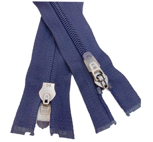 8号树脂闭尾口袋拉链羽绒服现货