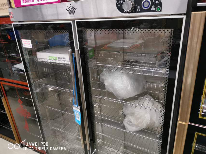 Double-door disinfection cabinet