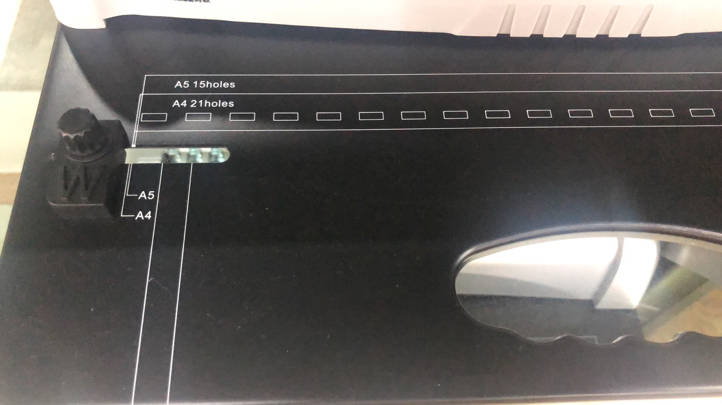 胶圈夹条梳式装订机21孔手动合同标书档案文件报价单打孔机小型细节图