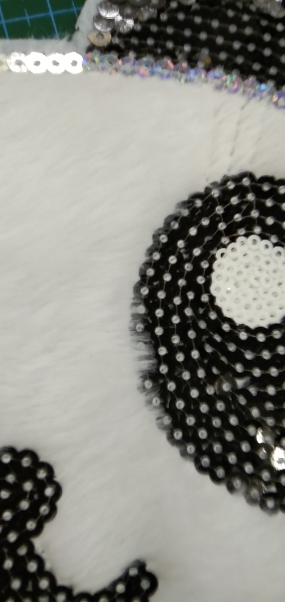 Panda Diamond-Encrusted Clothing Accessories Antique Diy Decorative Patch Patch Size Pattern All Matching Hot Flower Embroidery Pieces Specification drawing