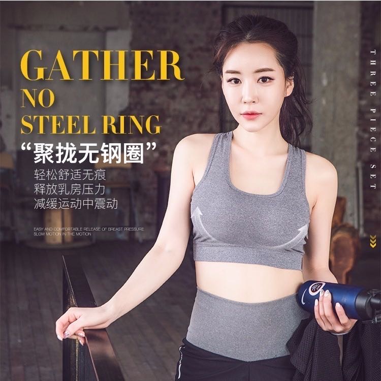 Sports Set Female Summer New Fast Dry Breathable Running Hygroscopic Perspiration Gym Beginner Yoga Clothing details Picture