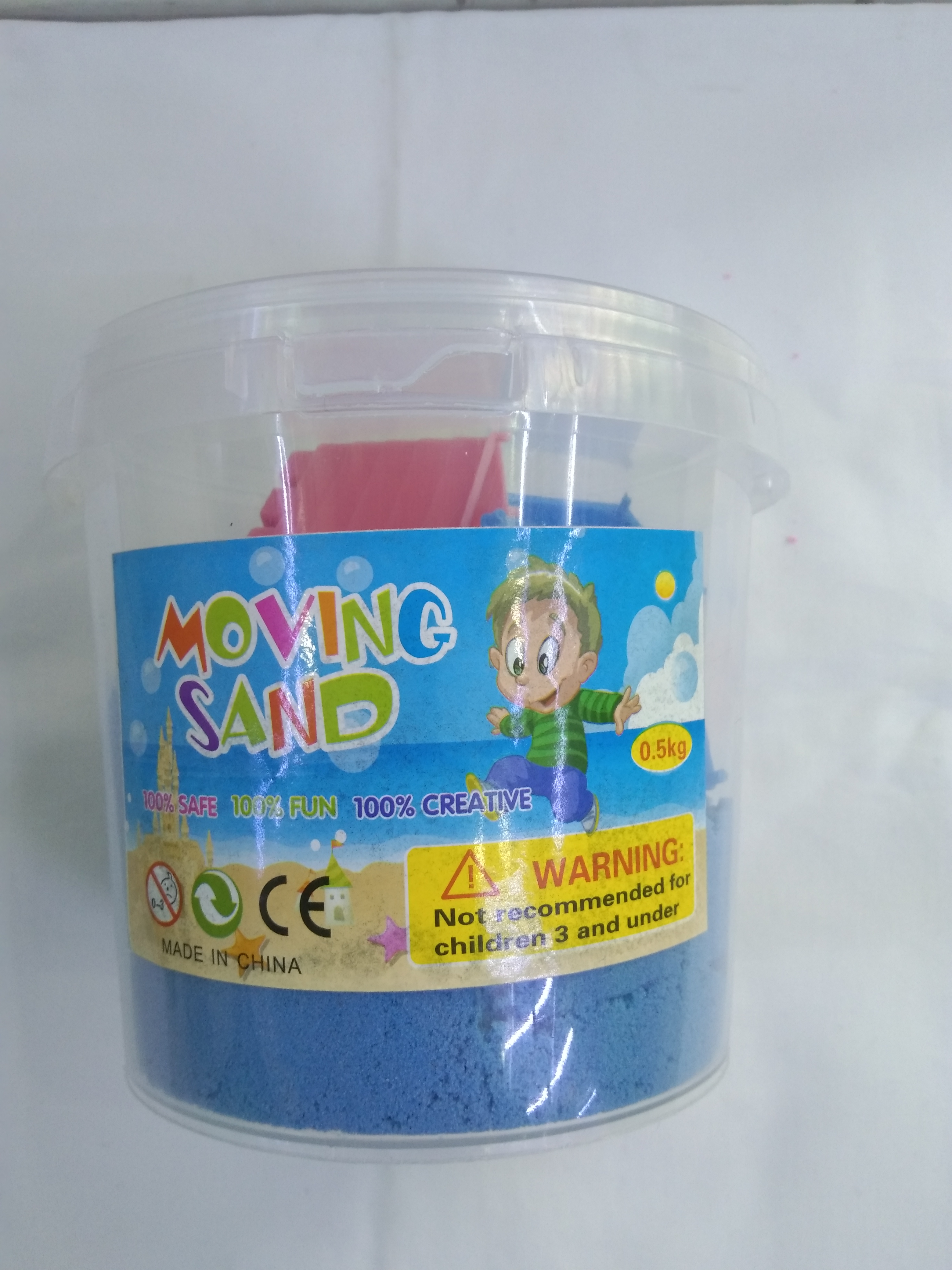 Space toy sand set Magic power safe non-toxic child clay rubber colored clay loose sand manual colored sand castle space sand thumbnail