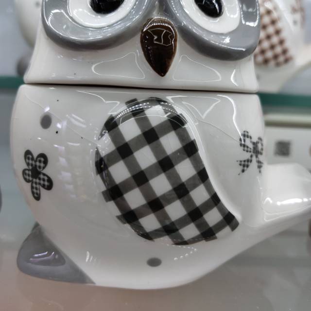 Yiwu quality ceramic owl jars, tea jars, sugar jars and other handicrafts Specification image