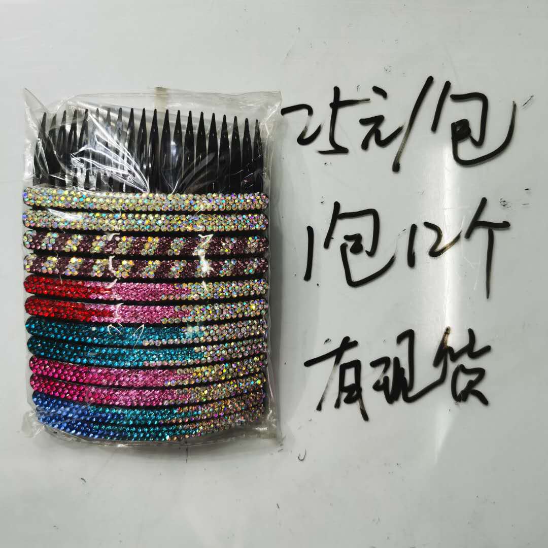 Fashion ladies everything new rhinestone hair comb high-grade selling head buckle