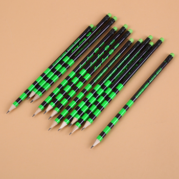 OPP袋装个性创意热转印中小学生用铅笔 笔身颜色款式多样详情图2