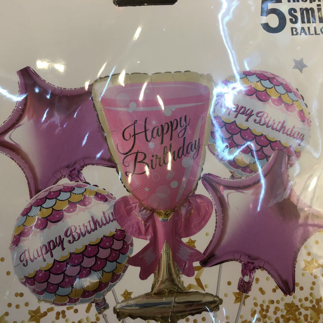 Disposable aluminum film combination balloons, environmentally friendly and pollution-free cultural aluminum film balloons details Picture