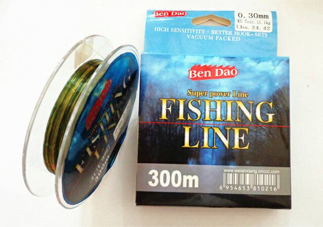 Bendao 300-meter export fishing line, 300-meter nylon three-color fishing line details Picture