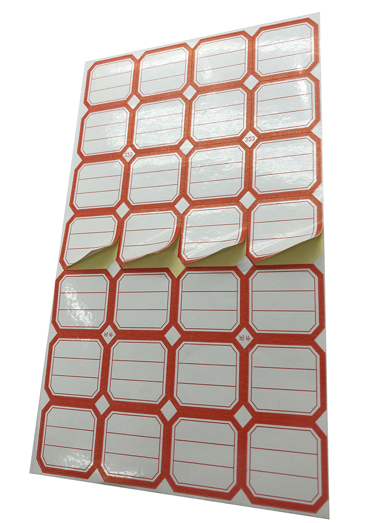 不干胶标贴细节图