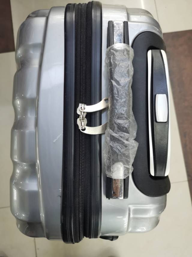 New silver pu password handle case Specification image