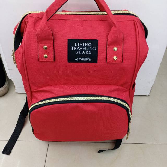 600D material multi-functional backpack for mothers and babies Specification image
