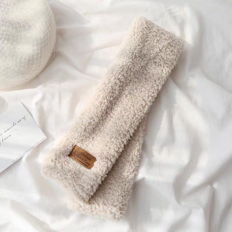 Women's Fashion Trend Casual With Faux Fur Winter Korean Scarf details Picture