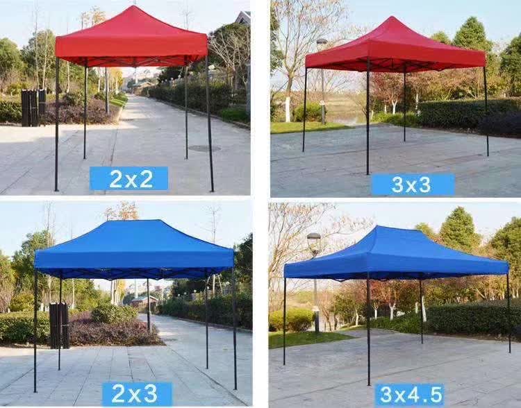 3*3, 3*4.5, 3*6 small Diamond outdoor canopy exhibition and sales tents Specification image