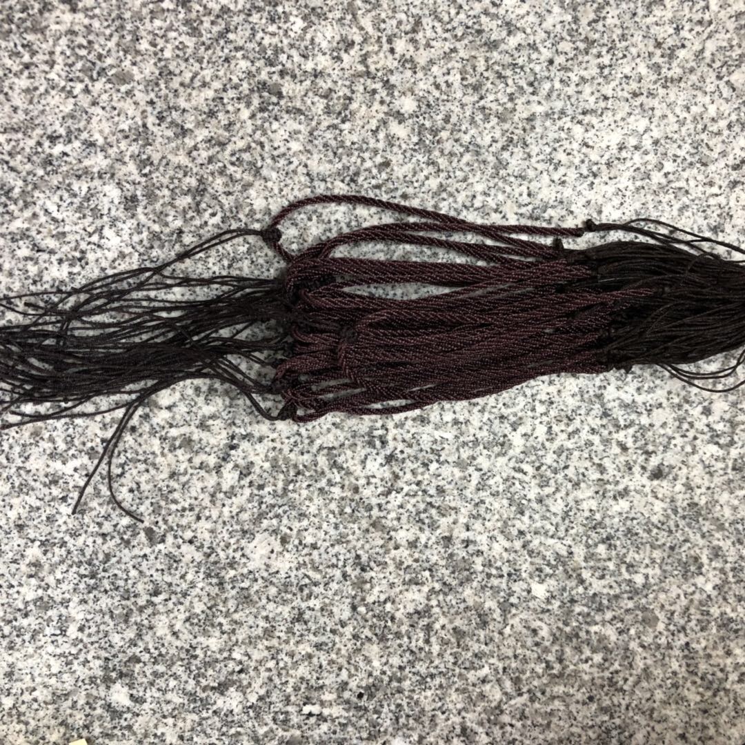 咖啡色绳子手工自制半成品吊坠挂绳玉挂手链手环可调节款