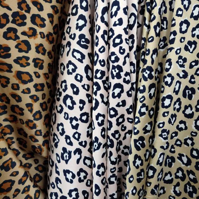 印花缎面布料饰品头饰面料涤纶面料