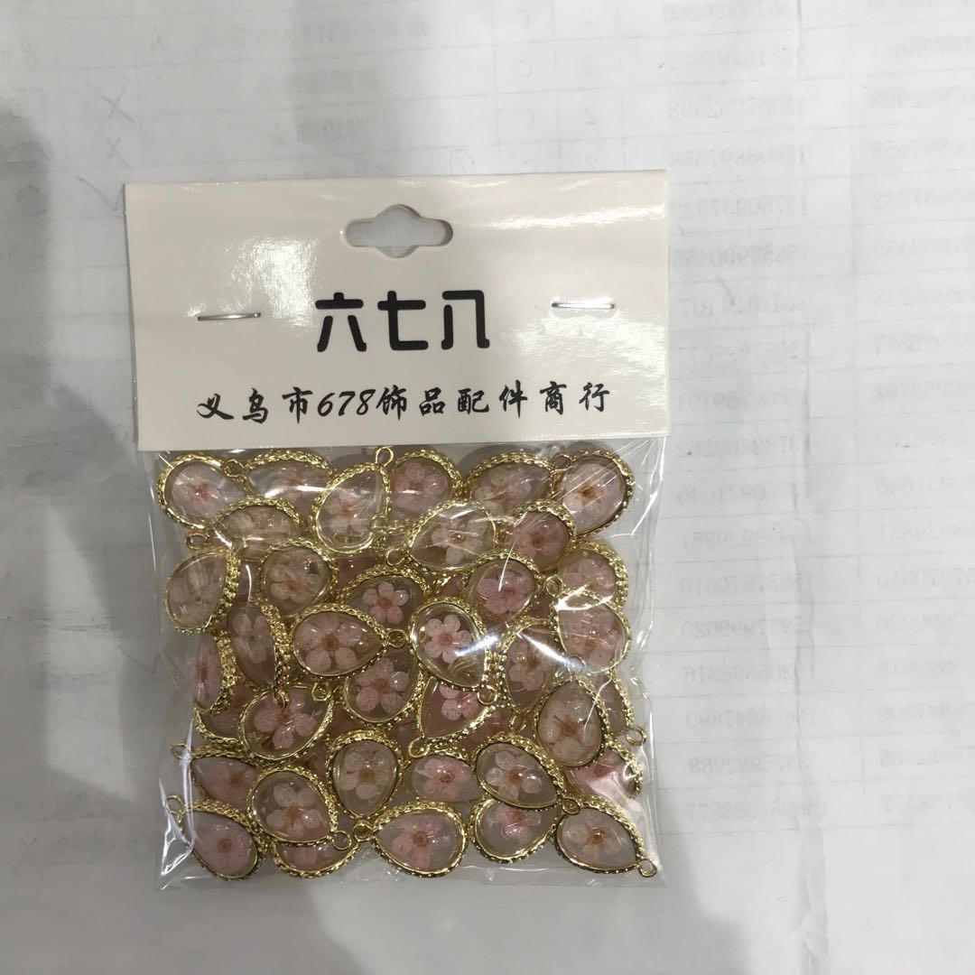 网上爆款樱花样式少女感首饰配件