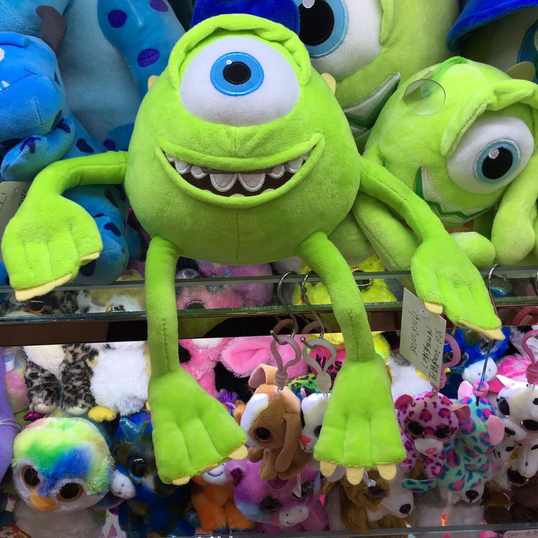 Handmade children's plush toys: 30 cm big-eyed monster available in various sizes