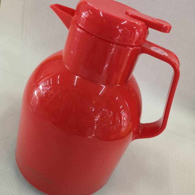 新款红色开水壶保温瓶家用开水瓶热水瓶图