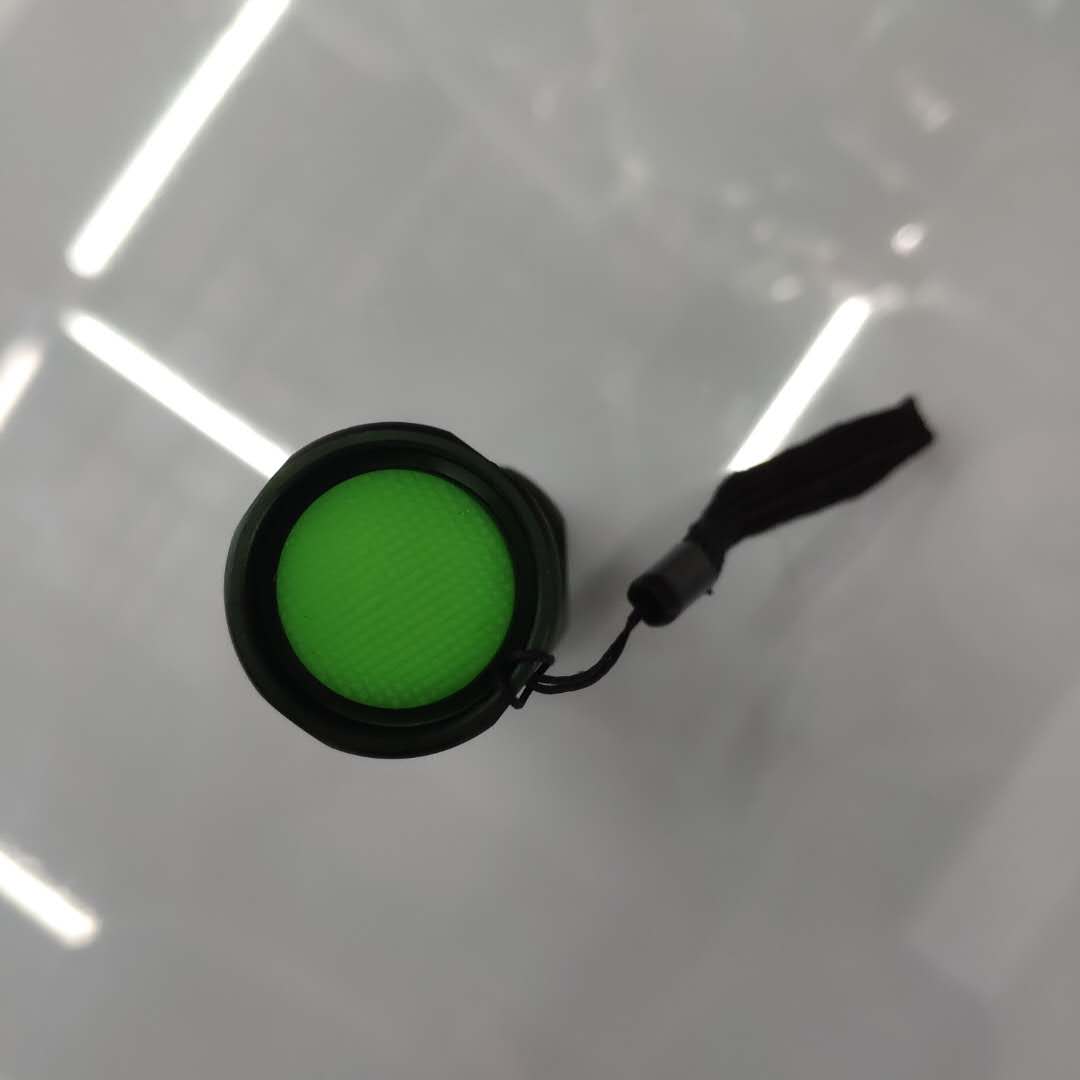 绿色精品强光LED手电筒户外强光手电筒定制细节图