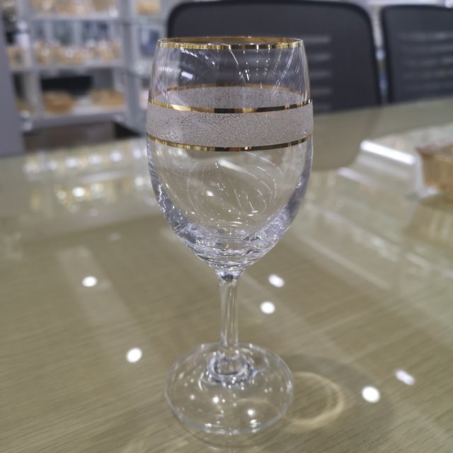 磨砂金边装饰玻璃杯酒杯水杯现货充足厂家直销当季新品可批发高颜值高质量