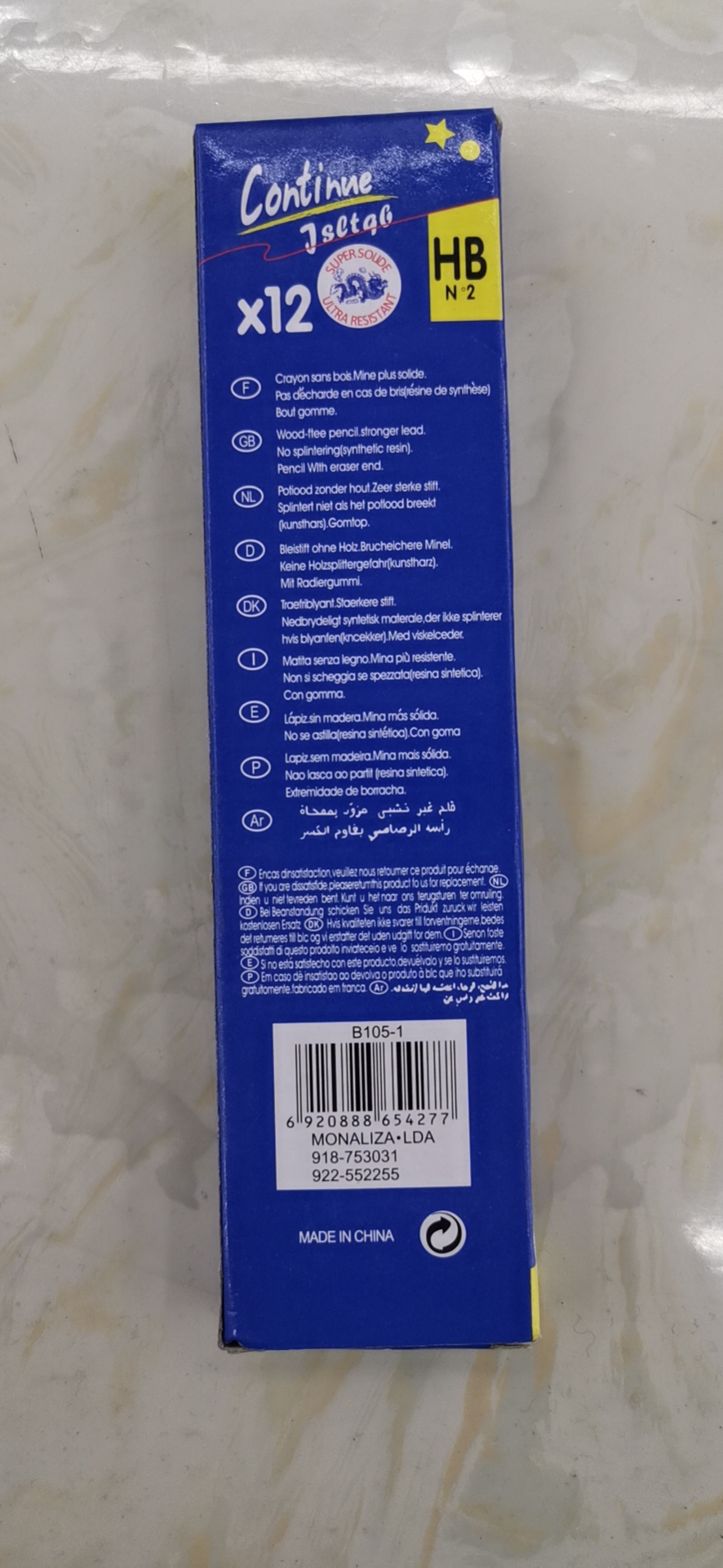 Plastic Pencil No Wood Erasable Pencil Environmental Friendly Pencil Hb Pencil Factory Direct Sales details Picture